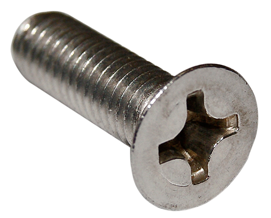 Винт с потайной головкой DIN965 6х80 нерж