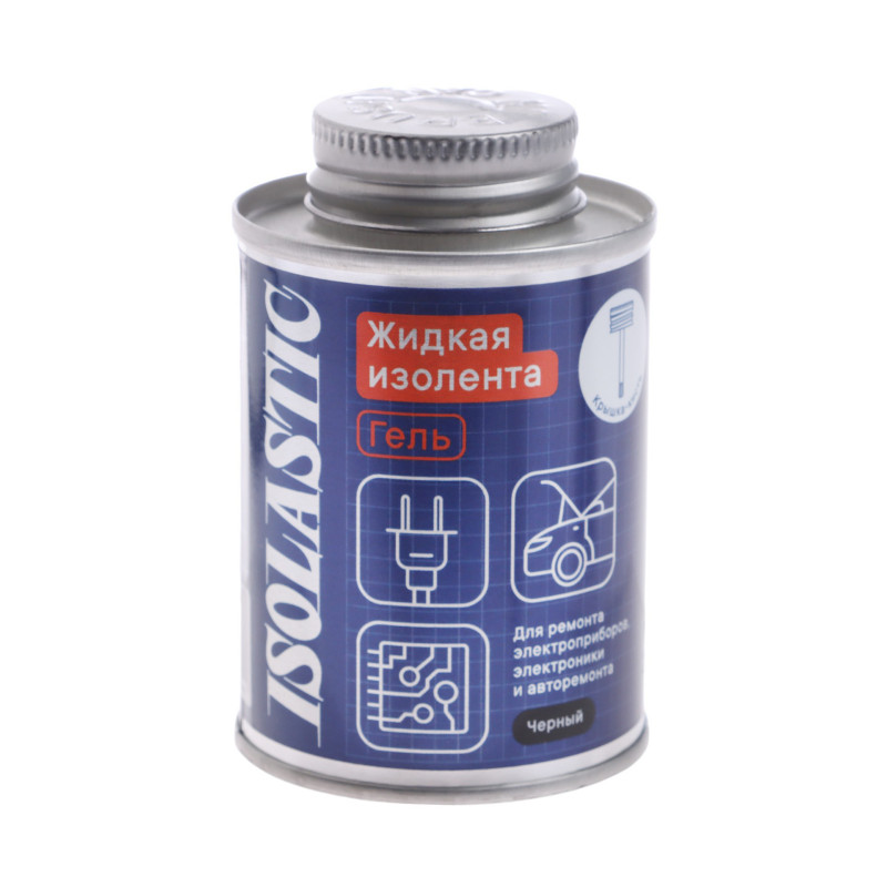 Жидкая изолента гель 100мл (черный) Isolastic