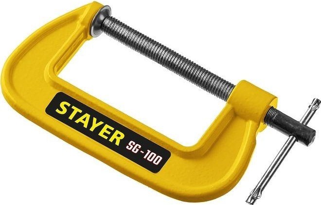 Чугунная струбцина G 100мм ,SG-100 STAYER
