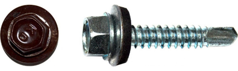 Саморез кровельный HWX2-W-P5 4,8х50мм ТМ HARDWEX