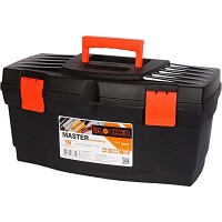 Ящик для инструментов 19" черный/оранжевый MASTER Economy