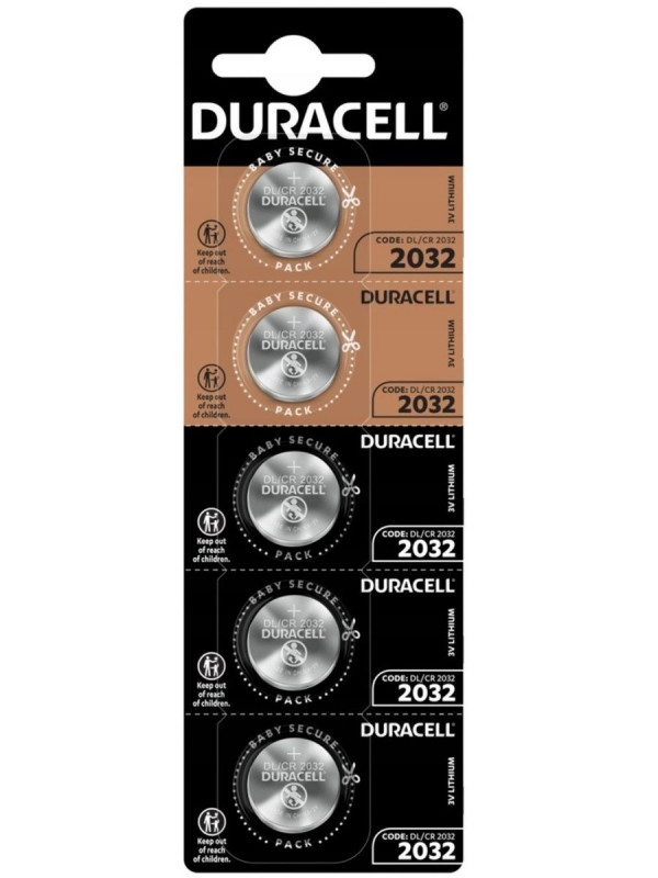 Батарейка таблетка DURACELL DL2032 BL5