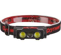 Фонарь аккумуляторный светодиодный налобный AFH765 Спутник