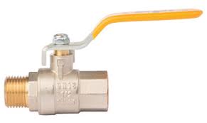 Кран шар г/ш ручка латунь 3/4"