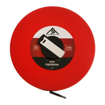 Рулетка геодезическая стальная мерная лента 30м