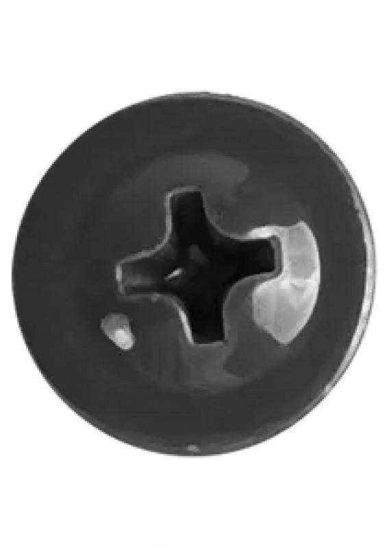 Саморез с пресс-шайбой острый RAL7024 4,2х13 серый графит