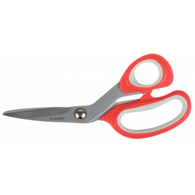 Ножницы хозяйственные изогнутые двухкомпонентные ручки 230мм ЗУБР