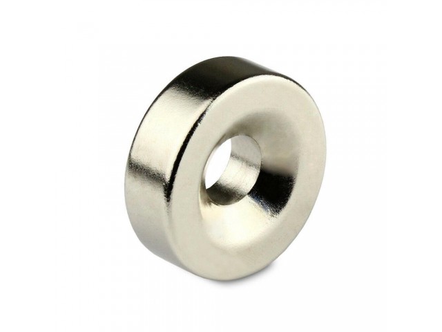 Магнит-диск неодимовый 40х5мм с зенковкой 5/10мм